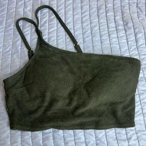 Gilly Hicks One shoulder crop top